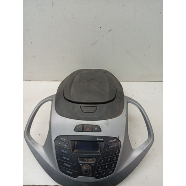 Comando Som Moldura Rádio Central Painel Ford Ka 2015 A 2020