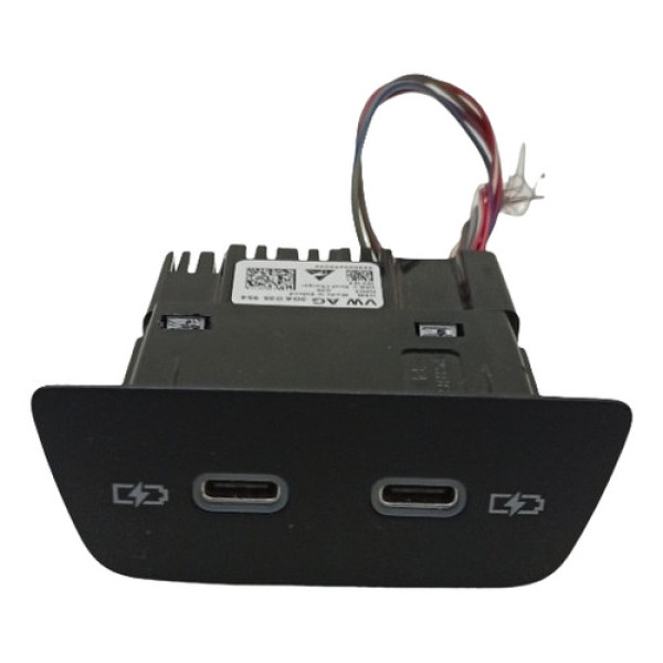 Botão Entrada Usb Volkswagen Polo 2025 Preto