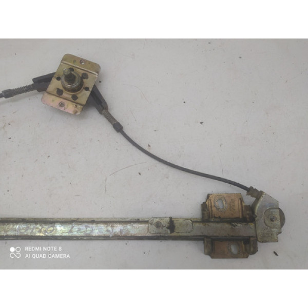 Máquina Vidro Manual Fiat Uno 2001 Lado Direito 