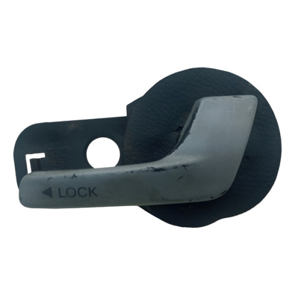 Maçaneta Interna Direita Fiat Siena 2005 2011 735332351 Preto Traseira
