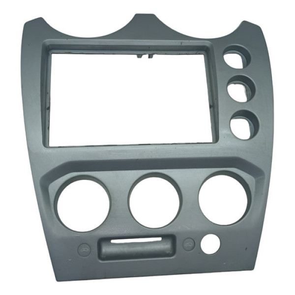 Moldura Central Painel Ford Fiesta 2009 A 2014 Cinza