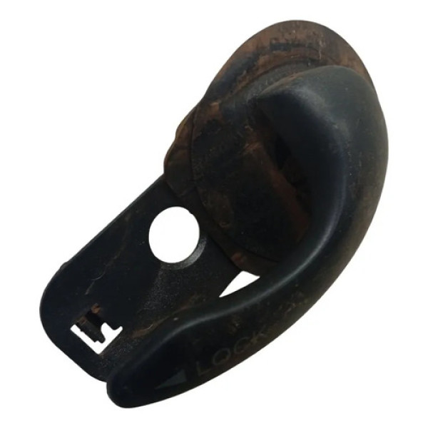 Maçaneta Interna Traseira Esquerda Fiat Palio 2003 Preto Traseira