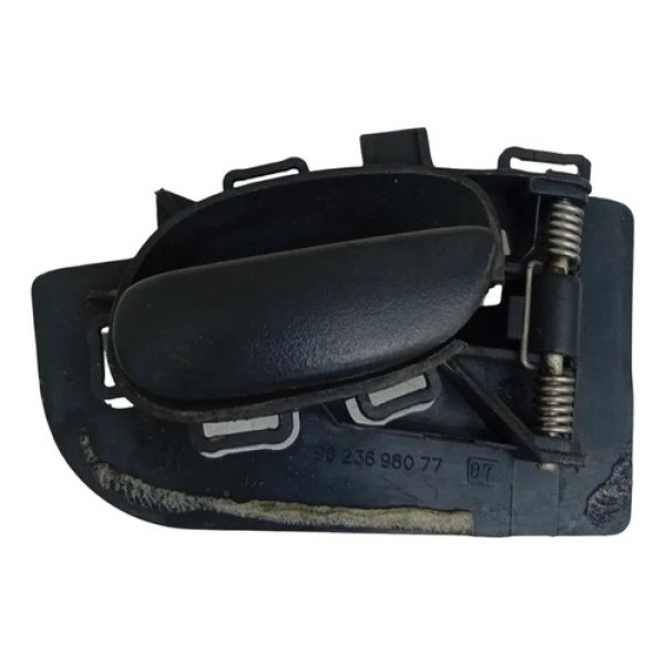 Maçaneta Interna Direito Peugeot 206 207 2002 2010 962369807 Preto