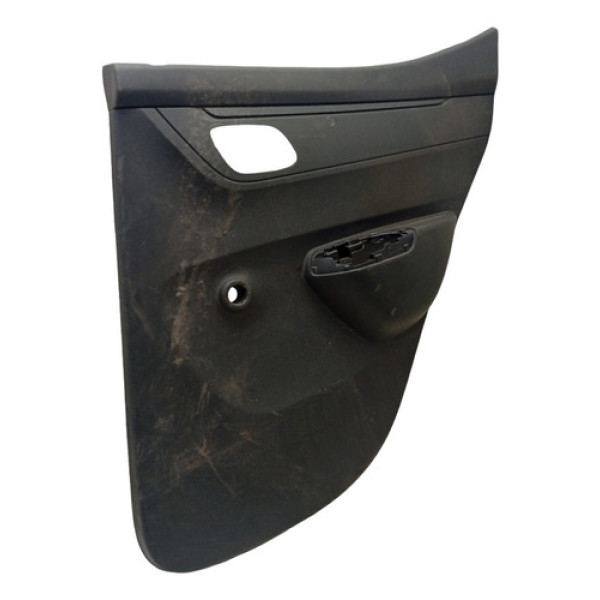 Forro Puxador Porta Traseira Direita Renault Kwid 2017 2022 Preto