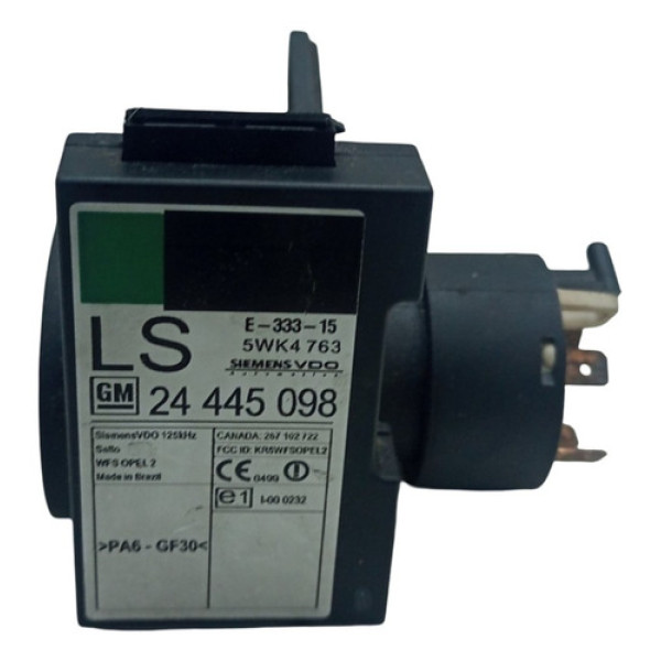 Antena Imobilizadora Chevrolet Zafira 2004 24445098 Preto