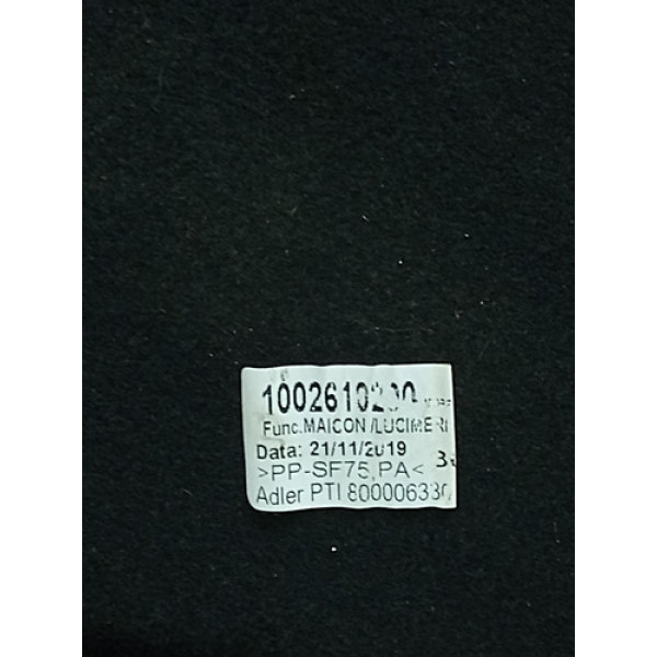 Tampão Traseiro Bagagito Fiat Argo 20/21 1002610200