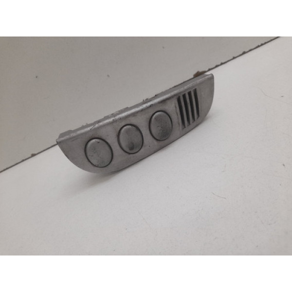 Moldura Painel Central Botão Falso Citroën C3 2009 2012