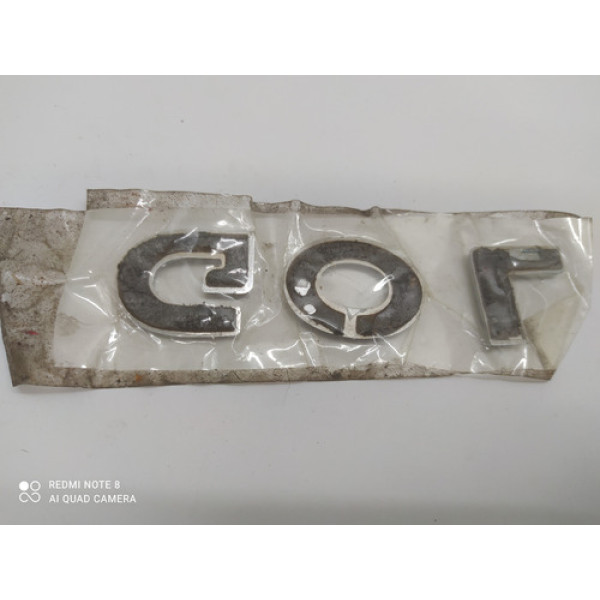 Emblema Letreiro Tampa Traseira Volkswagen Gol 