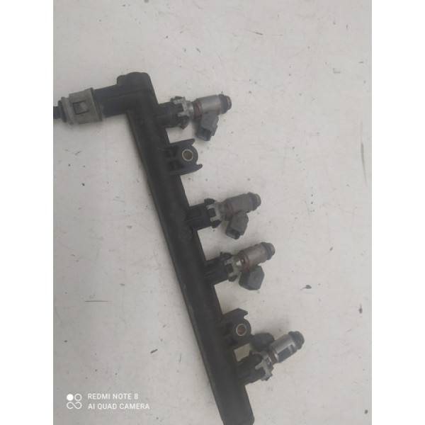 Flauta Com Bicos Injetores Fiat Uno 2006 Pitbull 