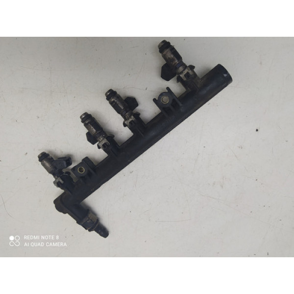 Flauta Combustível Com Bicos  Fiat Palio 2004 1.0 