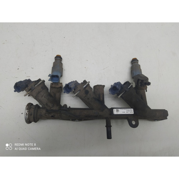 Flauta Combustível C/bicos Injetor Ford Ka 1.0 2015 A 2019