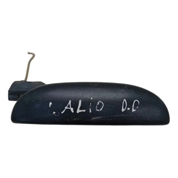 Maçaneta Externa Dianteira Direita Fiat Palio 1999 2006 Preto