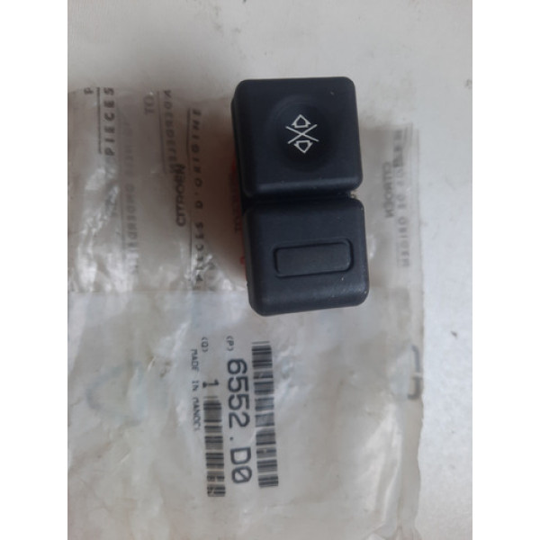 Botão Bloqueio Vidro Eletrico Traseiro Peugeot 405 96 6552d0