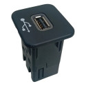 Entrada Usb Console Fiat Toro 2018 2021 735600659 Preto
