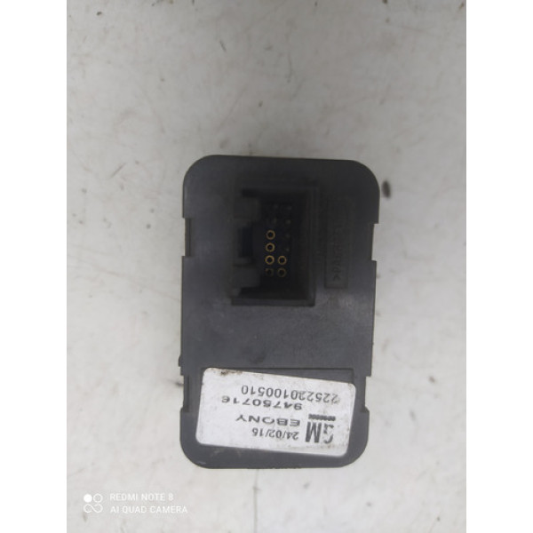 Botão Vidro Elétrico Diant Esquerdo Chevrolet Celta 03-14