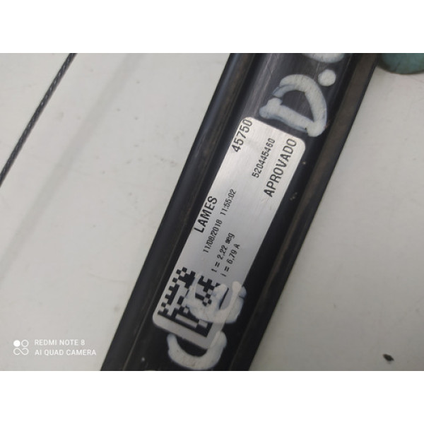 Máquina Vidro Elétrico Dian Esq Fiat Uno Vivace 2016 A 2021 