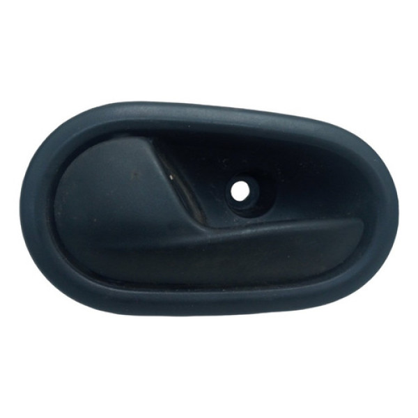 Maçaneta Interna Esquerdo Renault Logan 2013 2019 Preto Dianteira