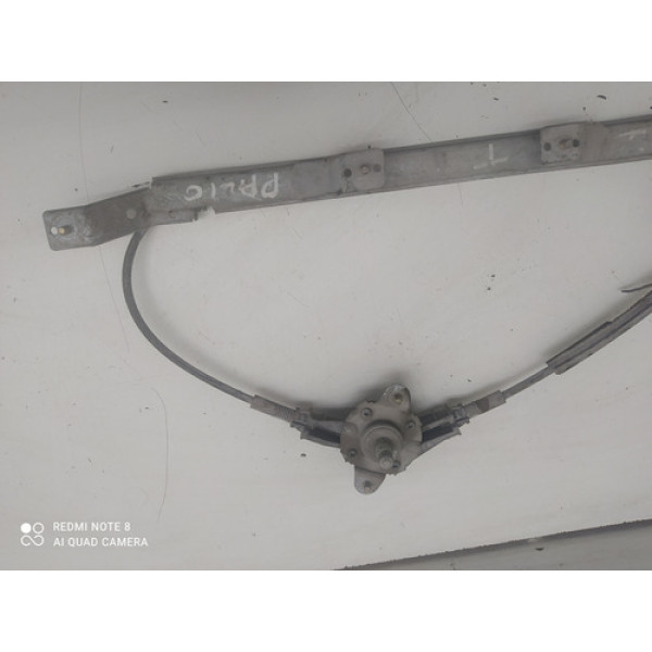 Máquina Vidro Manual Traseiro Esquerdo Fiat Palio 2009  2p