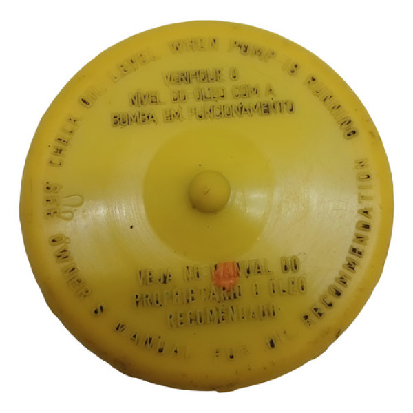 Tampa Reservatório Fiat Punto 2010 Amarela