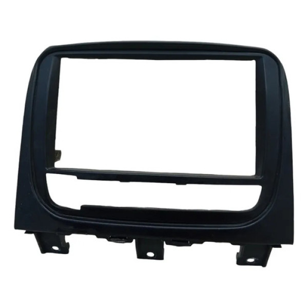 Moldura Painel Central 1 Din Fiat Strada 2013 2020 108035 Preto