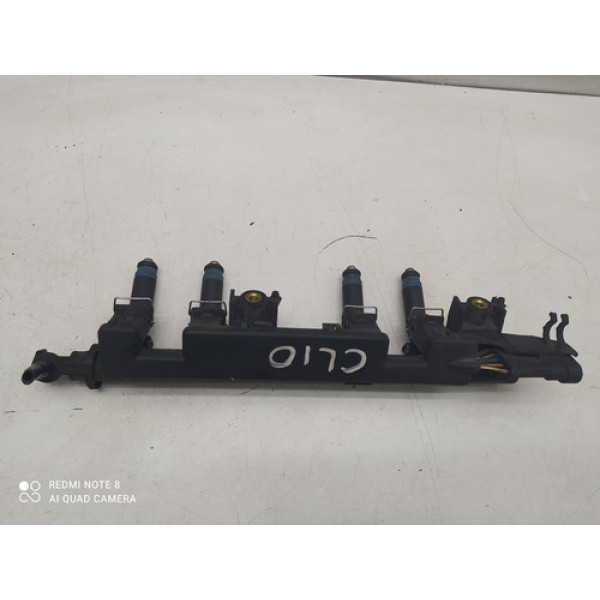 Flauta Com Bicos Injetor Renault Clio 