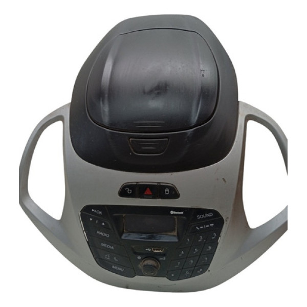 Comando Som Moldura Rádio Central Painel Ford Ka 2015 A 2020