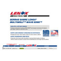 Kit Lamina Serra Sabre 12 14d 20584s110r Lenox 2 Peças