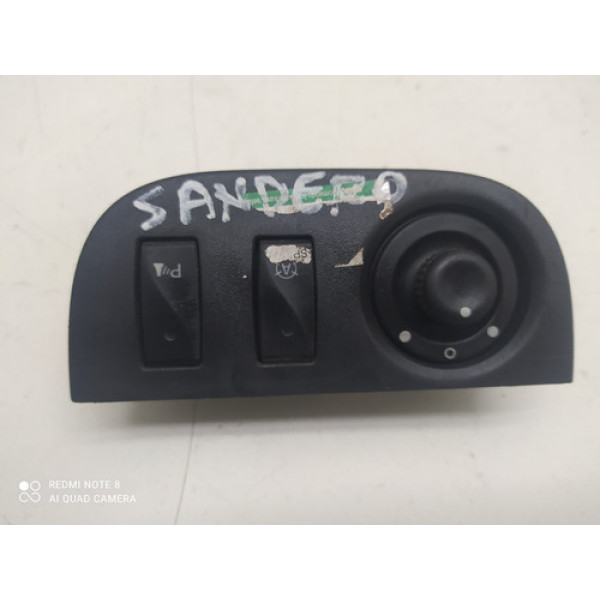 Botão Regulagem Retrovisor Renault Sandero 2015/2018