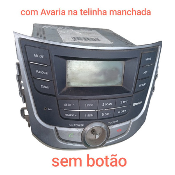Rádio Bluetooth Hyundai Hb20 2012 2016 961401s2002q