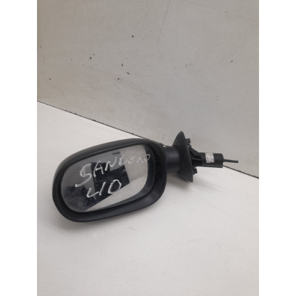 Retrovisor Manual Lado Direito Renault Sandero Logan 2007 09
