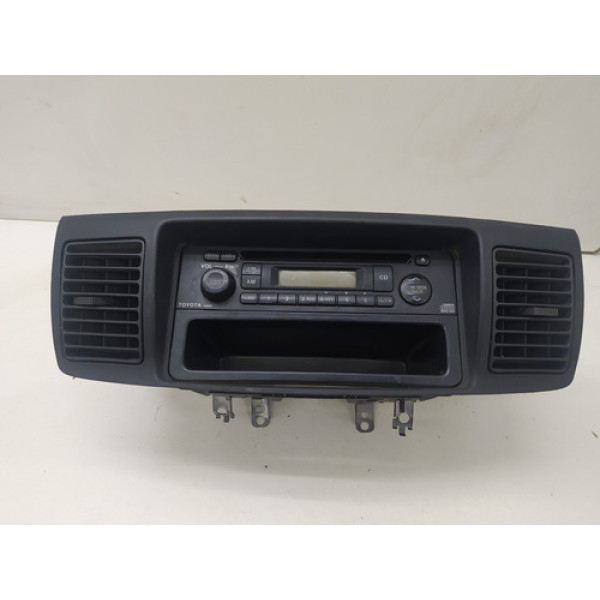 Rádio Cd Com Moldura Difusor Toyota Corolla 2008 0860000983