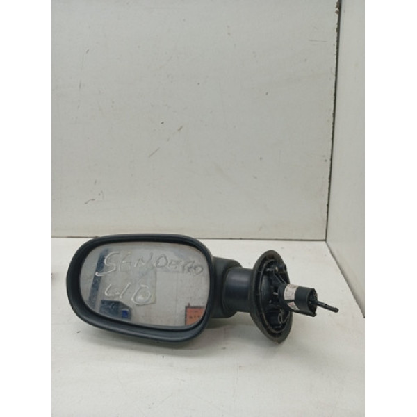 Retrovisor Manual Esquerda Renault Sandero 2006 2008