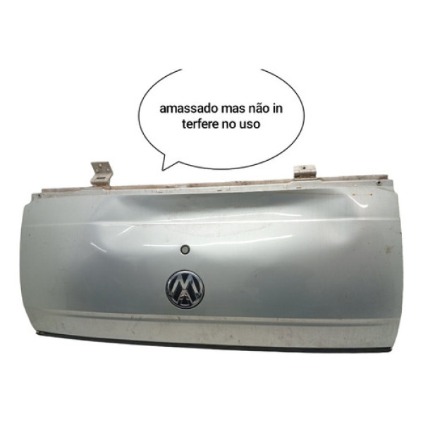 Tampa Traseira C Emblema Volkswagen Saveiro G7 17 20 Avaria